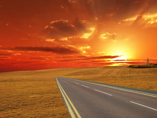 Sunset farm road