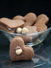 cookies in shape of heart