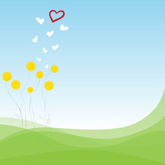 Valentine greeting card