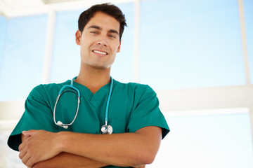 Young male doctor