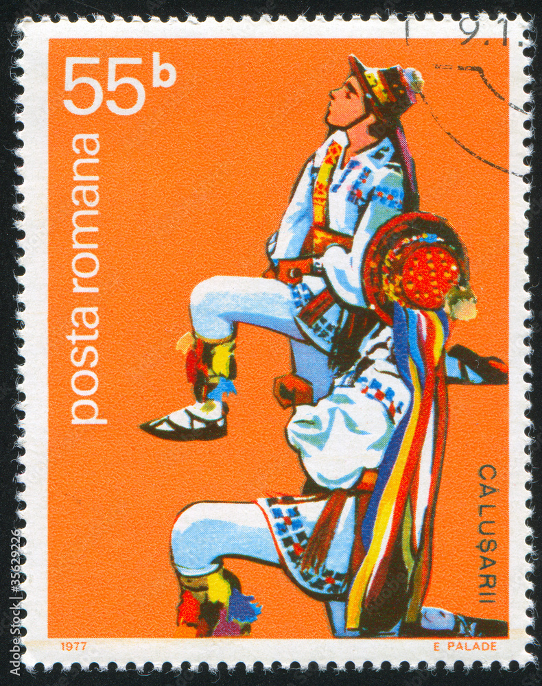 Poster folk dancer