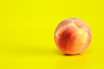Peach On Yellow