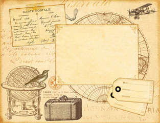 Fototapeta premium List podróżny