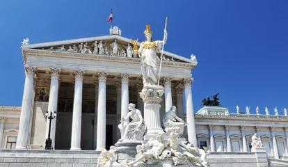 Fotobehang Vienna - Parliament © Lucian Milasan