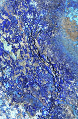 Obraz premium Niebieska skała tekstura