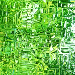 grüne Glasscheibe