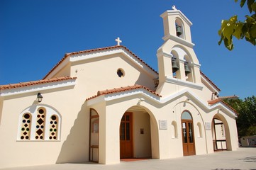 Fototapeta na wymiar Greek orthodox church, Cyprus, Greece
