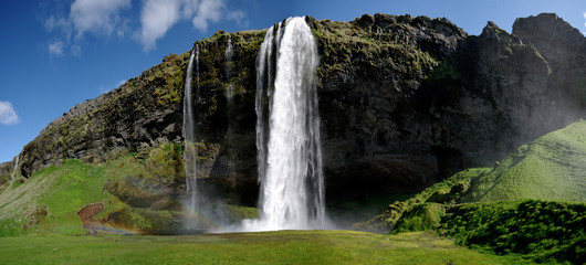 Wasserfall Panorama Island