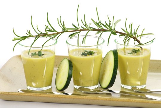 verrine de concombres