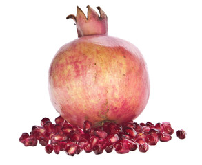 Granatapfel und Samen