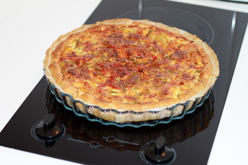 quiche aux poivrons