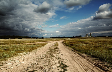 Fototapeta premium country road