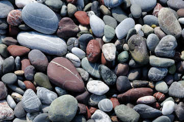 stones on the shore
