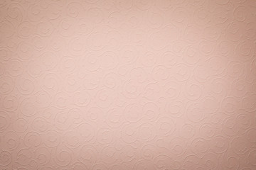 vintage faded light pink background with round organic ornaments
