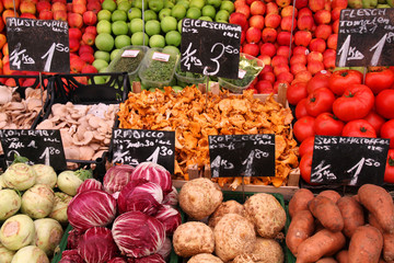 Market place in Mainz, Germany