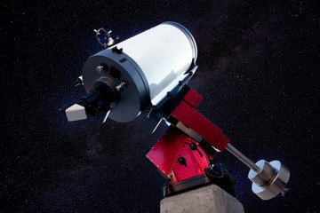 astronomical observatory telescope stars night