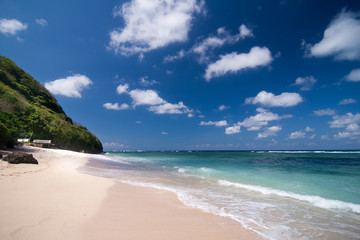 white sand blue water beach outdoor