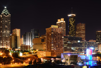 Fototapeta na wymiar Atlanta Miasta