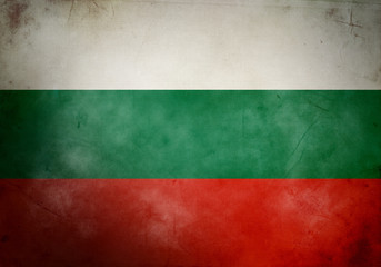 Bulgaria Grunge Flag