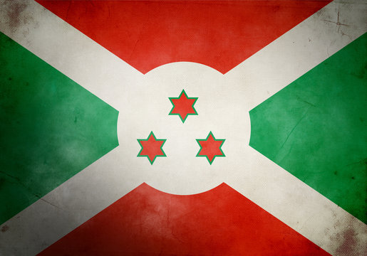 Burundi Grunge Flag