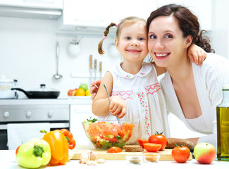 cooking together