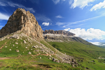 Dolomiti gruppo Sella e Passo Pordoi