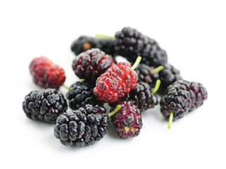 Fresh mulberries