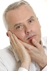 Obraz premium homme douleur dentaire