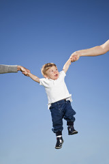 Obraz premium Child in the air