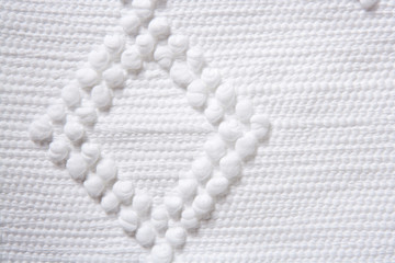 cotton tricot pique fabric macro texture