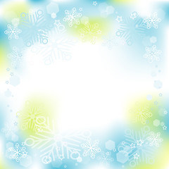 Fototapeta na wymiar Winter christmas background, vector