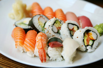 plate of sushi