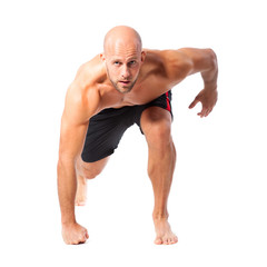 Sprinter beim starten