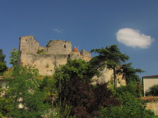 Fototapeta na wymiar Zamek Langoiran; Gironde; Aquitaine