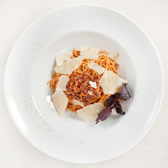 Pasta with meat sauce