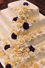cake, ceremony, cream, decoration, eat, wedding
