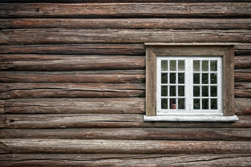 Fototapeta na wymiar Old barn wood window