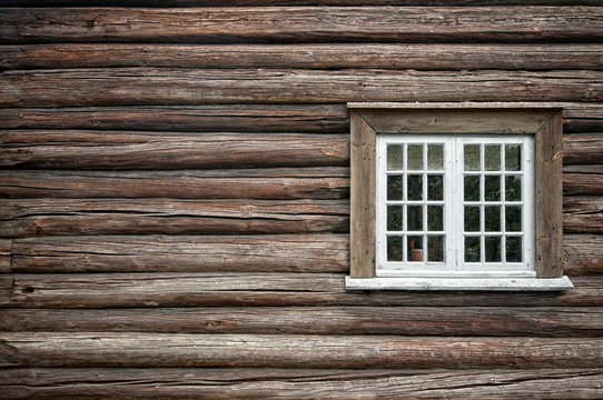 Old barn wood window