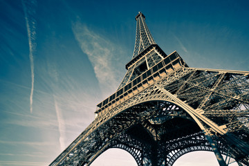 Wieża Eiffla Paryż Francja - obrazy, fototapety, plakaty