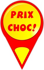 bouton prix choc