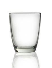 Empty glass isolated