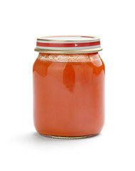 baby food glass container