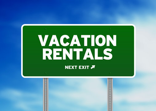 Green Road Sign - Vacation Rentals