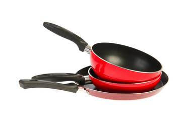 Red frying pans