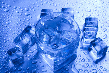 Ice, cold drink