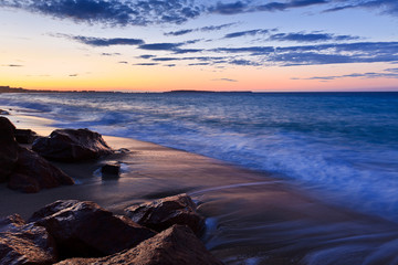 Fototapeta na wymiar sunrise beach