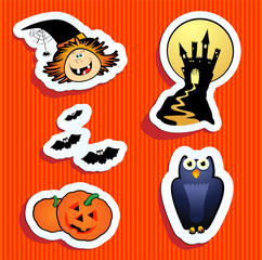 Halloween stickers
