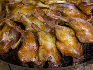 asian street food beggar chicken