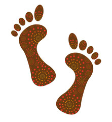 foots vector