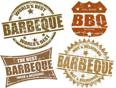 Barbeque stamps